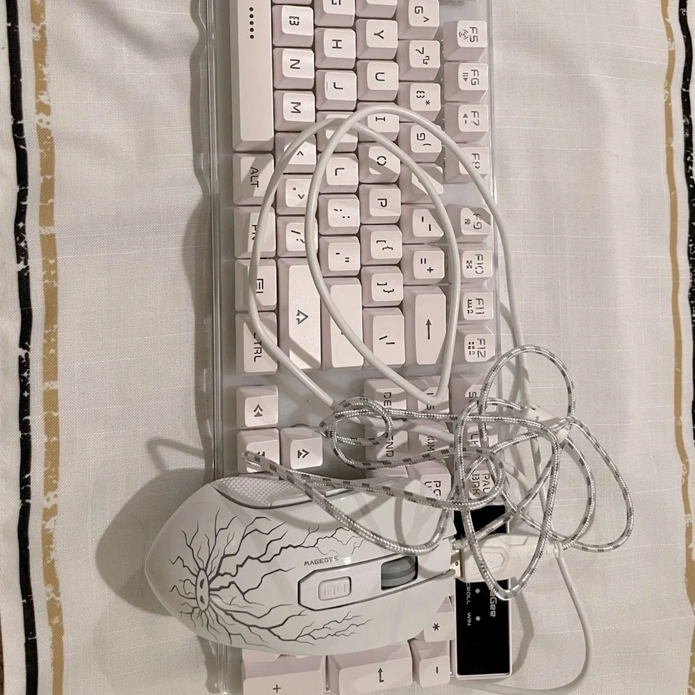 Magegee gaming keyboard and mouse.
